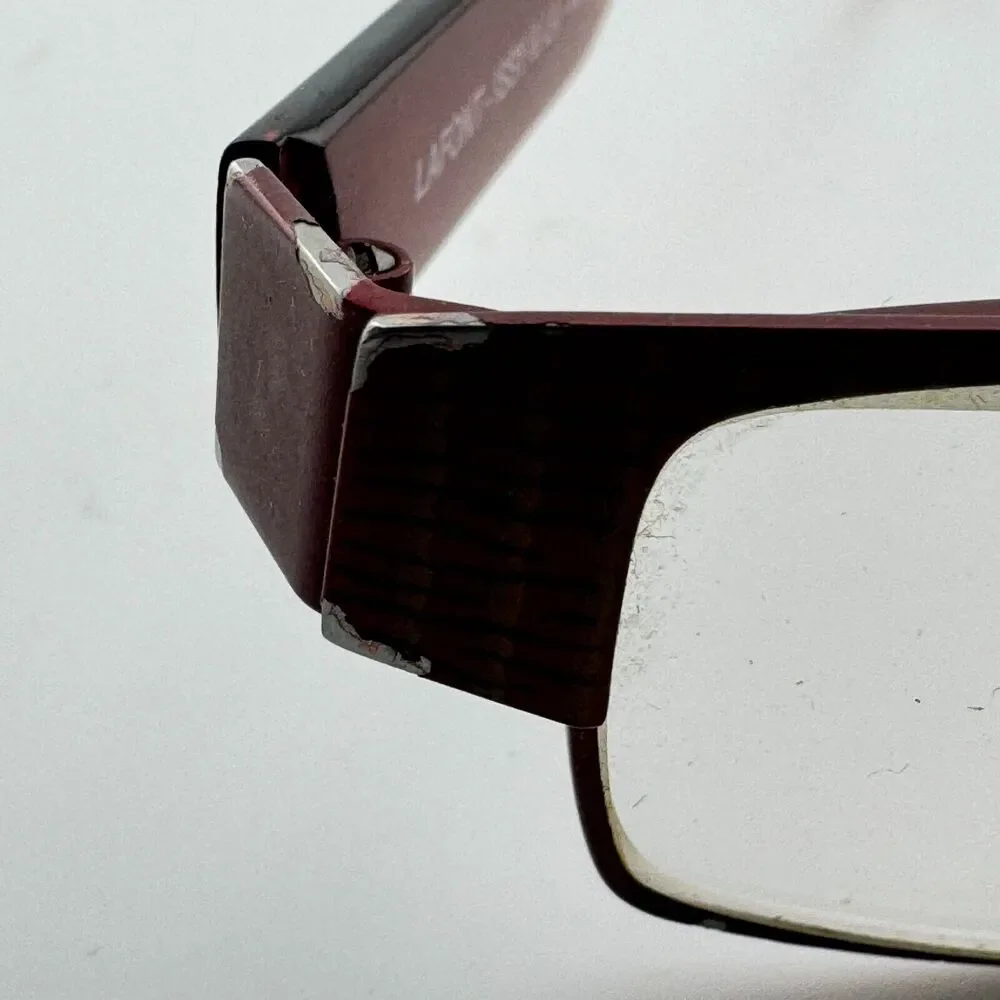 Lafont Issy & La Red Metal Rectangular Glasses France Adonis 196 49 17 135 13064